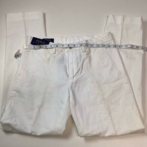 Polo Ralph Lauren Men’s Slim Fit Slacks Size 30x30 White NWT